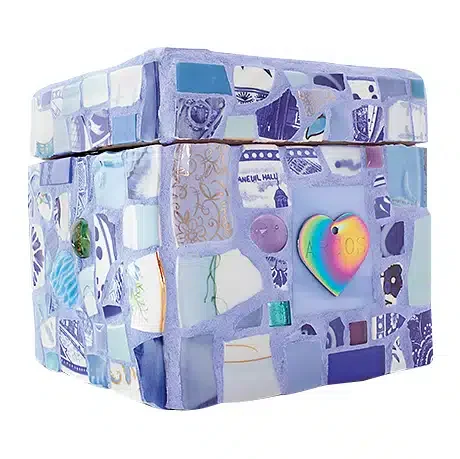 Mosaic Mirm beautiful custom mosaic cremation urn