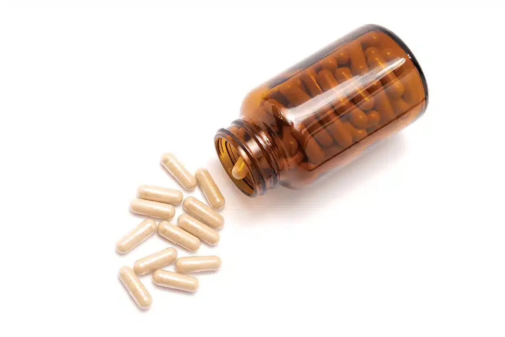 supplement pill bottle